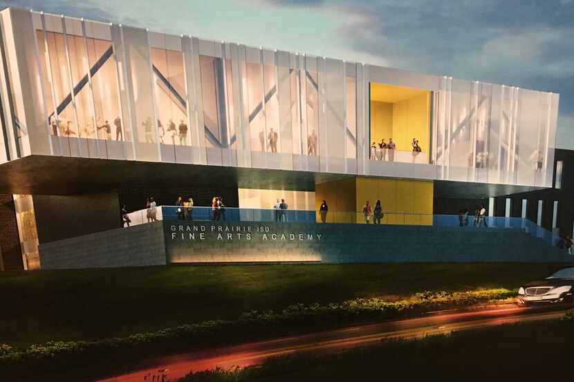  A rendering of what a new Grand Prairie Fine Arts Academy might look like. (Grand Prairie ISD)