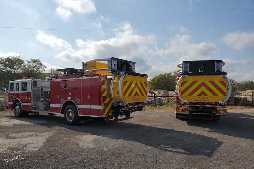 Two GPFD trucks will be outfitted with truck-mounted attenuators (TMAs).