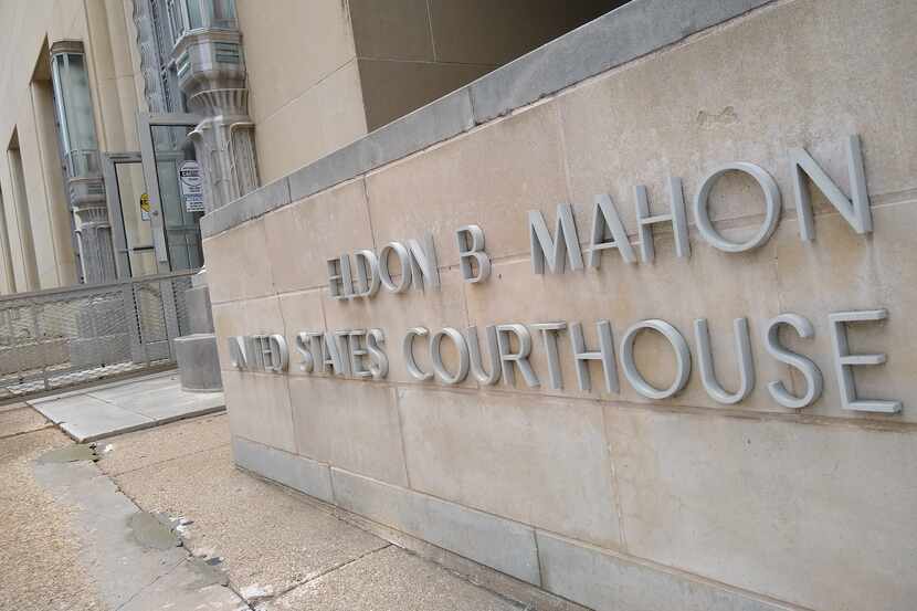 U.S. District Courthouse in Fort Worth where American Airlines and union lawyers argued over...