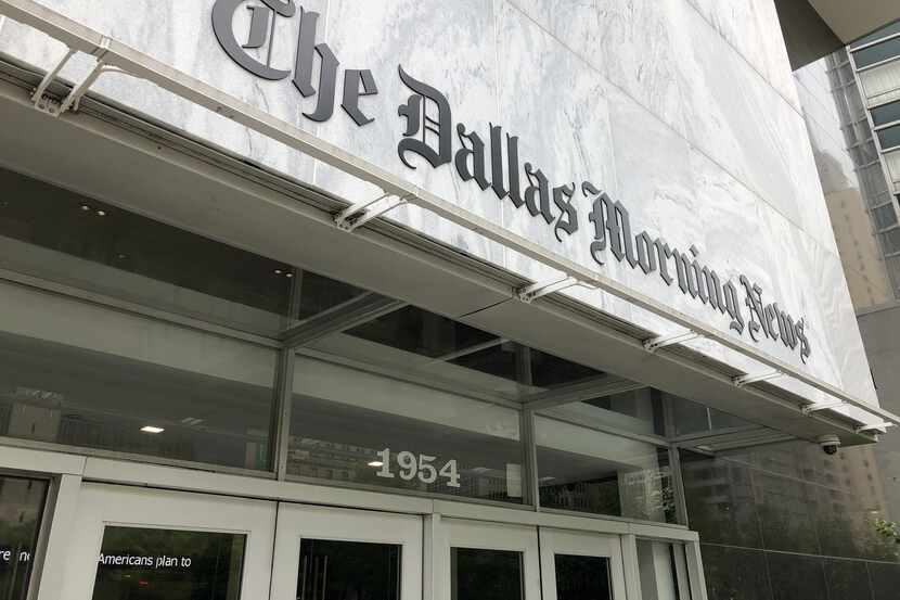 The Dallas Morning News' headquarters at 1954 Commerce St. in downtown Dallas. Several...