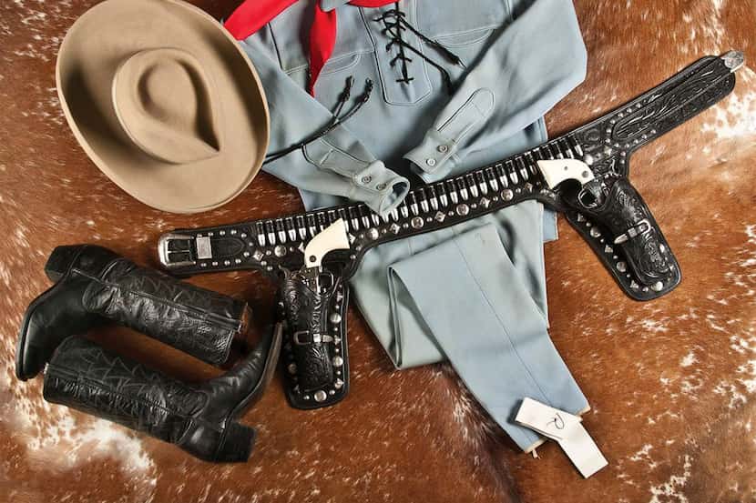 The outfit Lone Ranger actor Clayton Moore wore when he made appearances as the character...