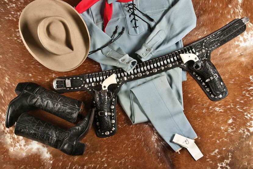 The outfit Lone Ranger actor Clayton Moore wore when he made appearances as the character...