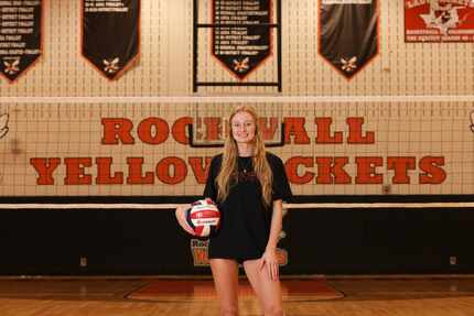 Claire Lowrey stood in the main gym at Rockwell High School on Thursday, Aug. 4, 2022....