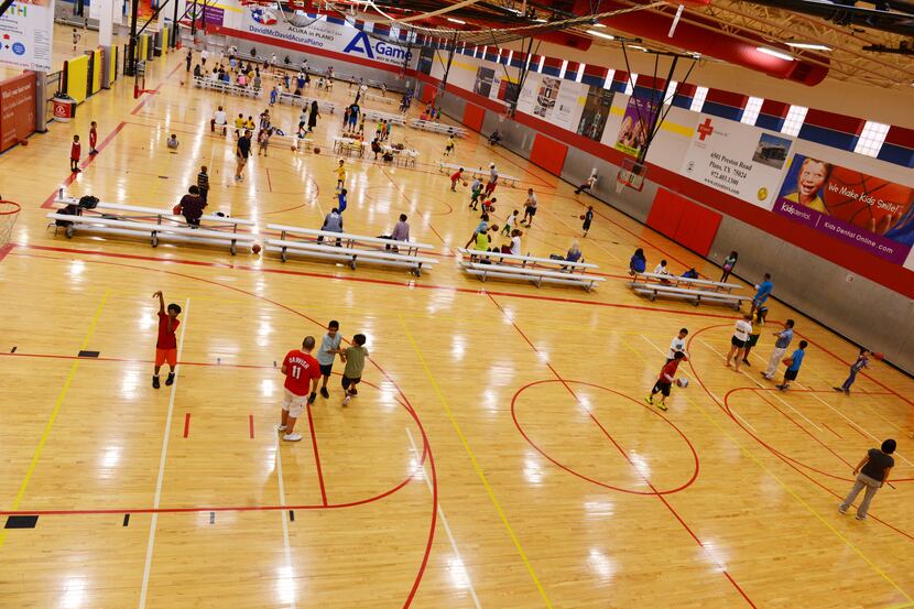 The facility will include eight basketball-volleyball courts, an indoor soccer-football turf...