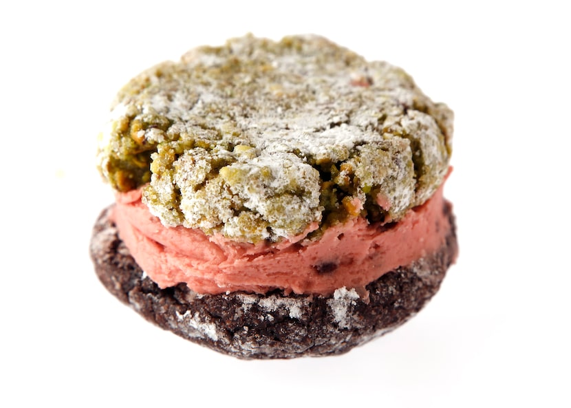 Lori Millner of Dallas placed third in Sandwich Cookie with Scrumptious Spumoni Sandwich...