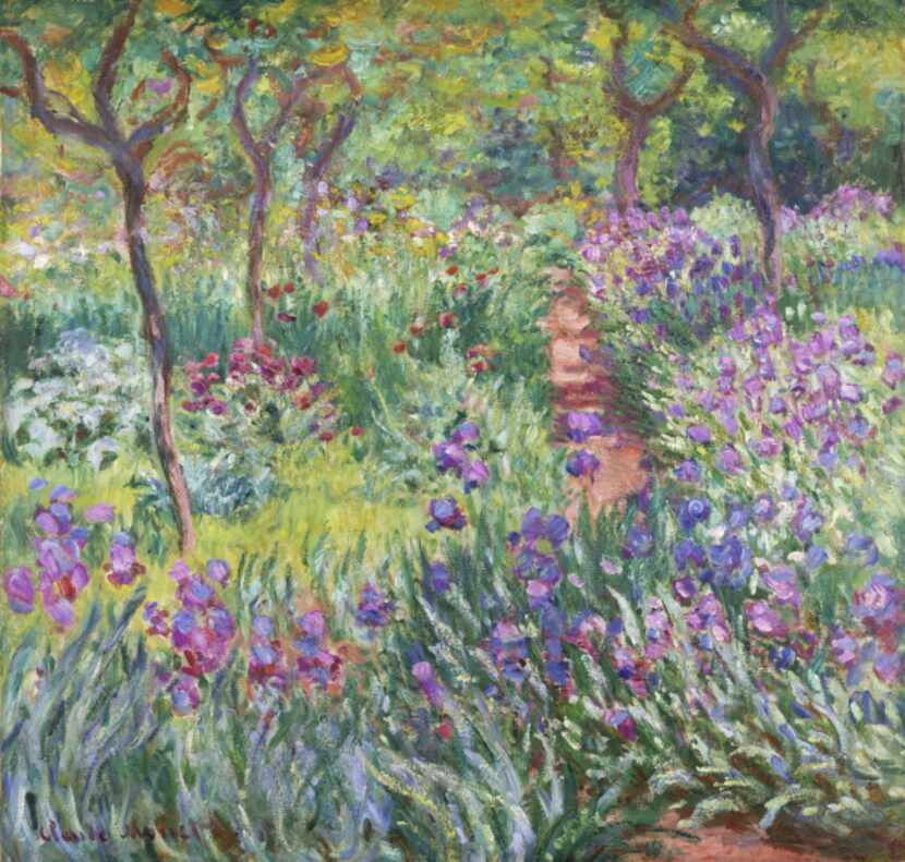 "The Artist's Garden in Giverny," by Claude Monet.