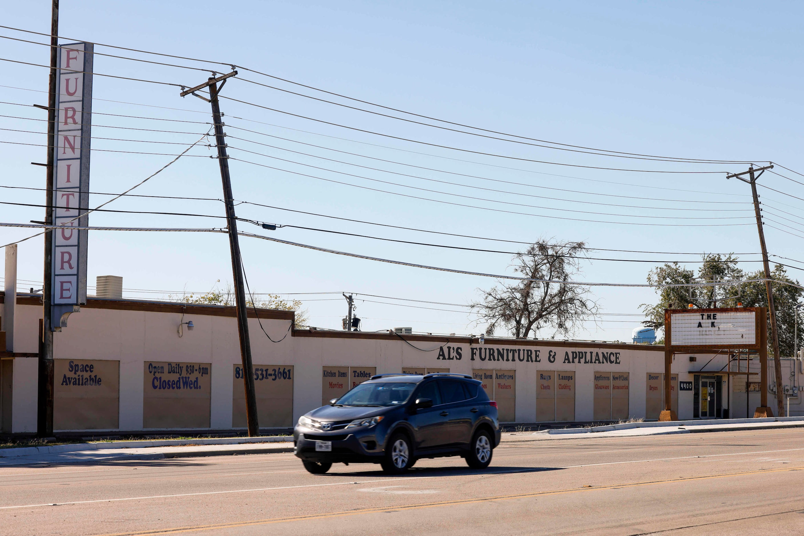 Al's Furniture & Flea Market along Mansfield Highway in Forest Hill, Texas, Wednesday, Oct....