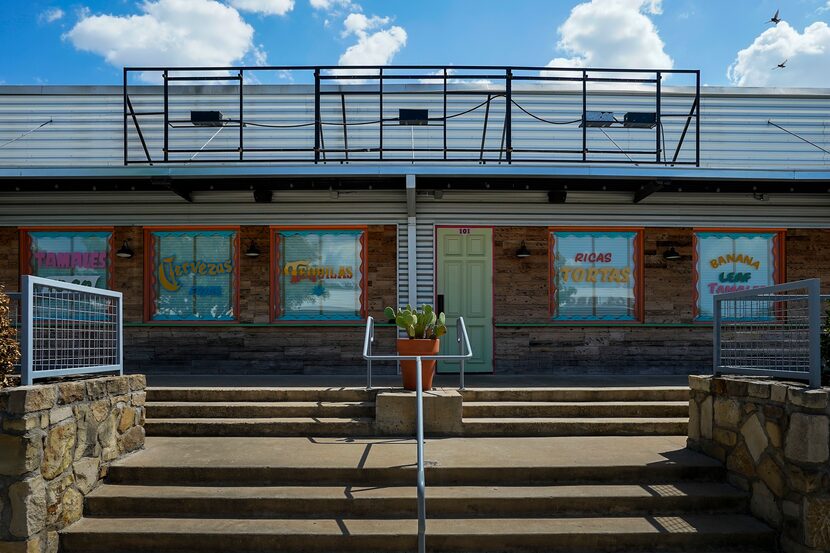 The former site of Didi's Tamale Diner remains empty at Trinity Groves in Dallas.