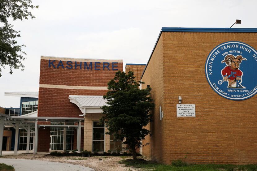 Kashmere Senior High School is one of the chronically low-performing campuses in Houston....