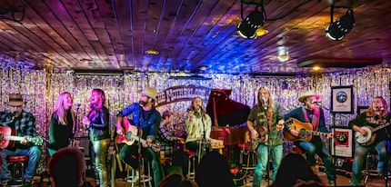 Musicians Mike Addington, Kristi Grider, Brandy Zdan, Josh Grider, John Fullbright, Kelley...