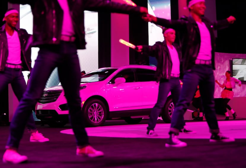 Stage performers had plenty to dance about as the new Chevrolet Traverse 1LT was rolled out...