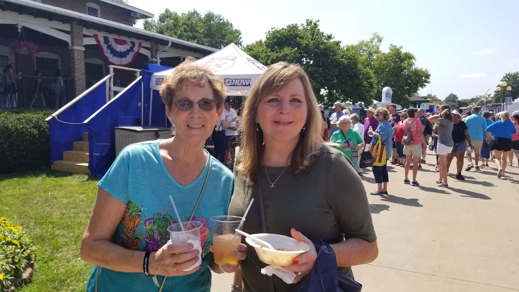 Beverly Hutchinson, 75, a retired deputy sheriff from Oskaloosa, and her daughter Shari...