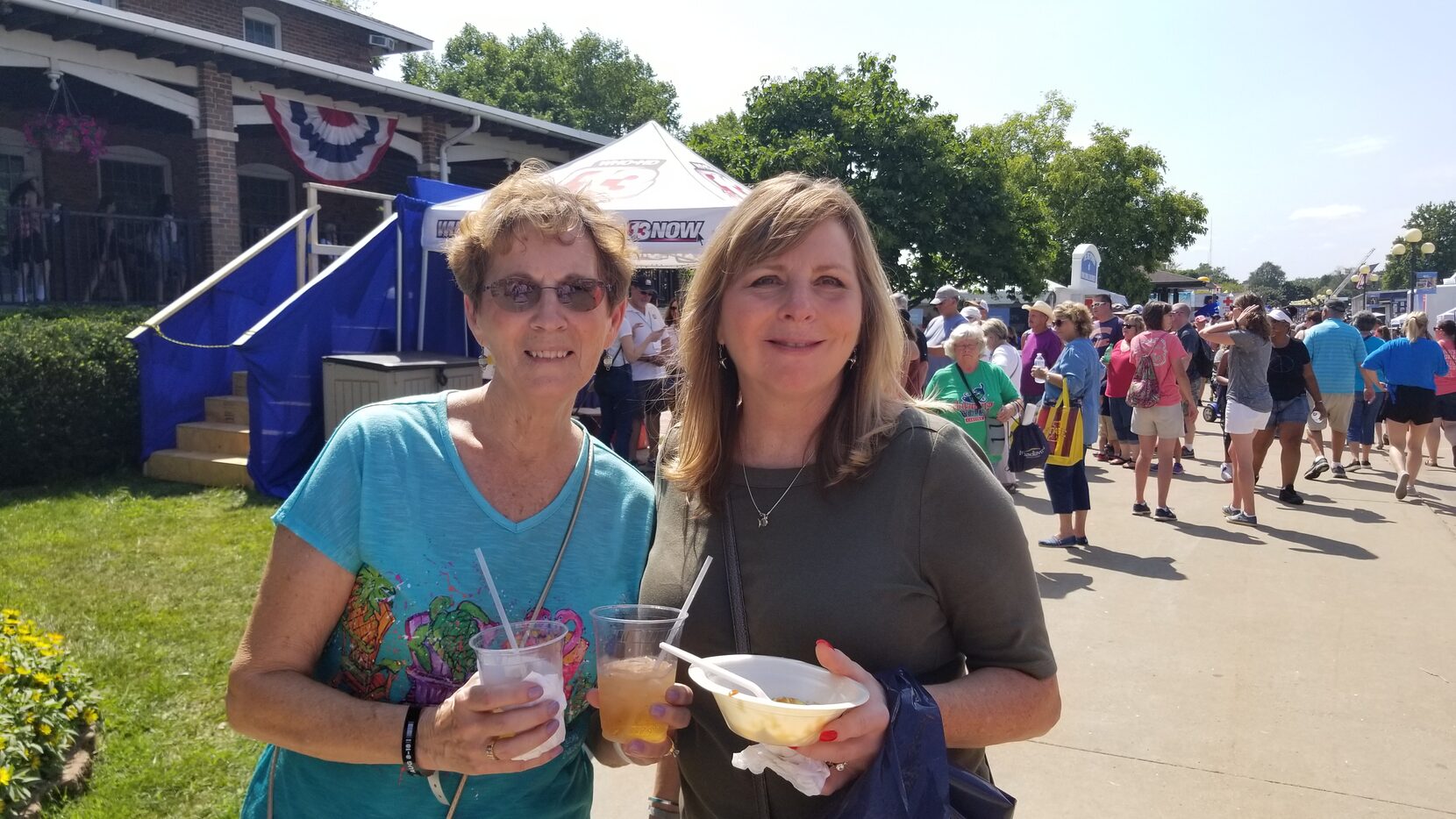 Beverly Hutchinson, 75, a retired deputy sheriff from Oskaloosa, and her daughter Shari...