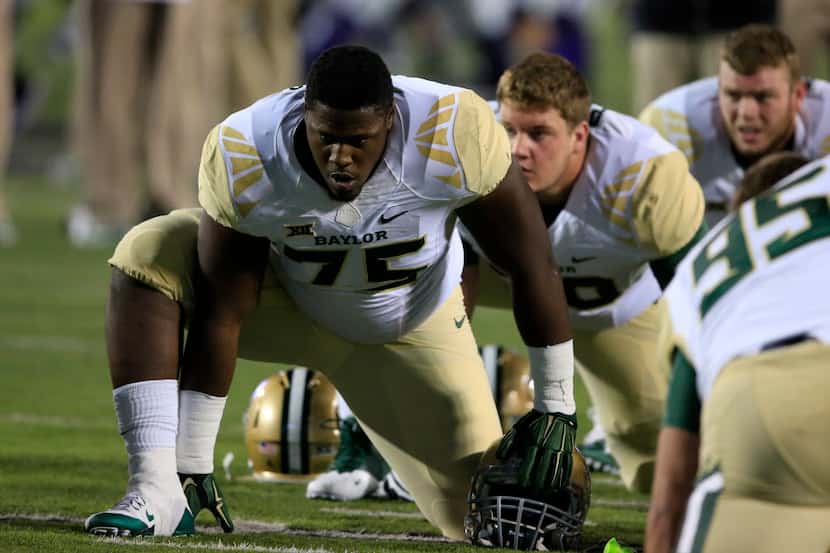 Baylor defensive tackle Andrew Billings (75) before an NCAA college football game against...