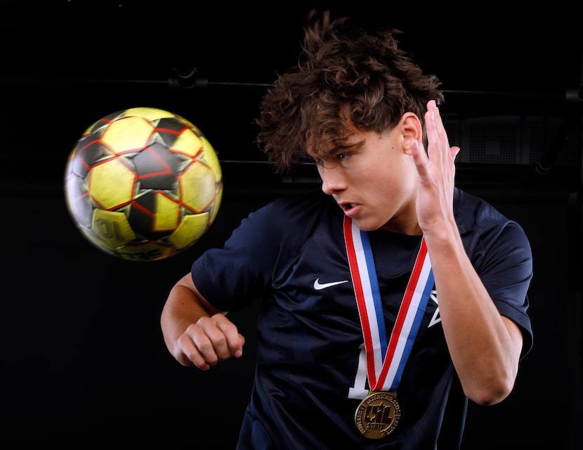 Dallas Morning News boys high school soccer Player of the Year, Frisco Lone Star’s Bartek...