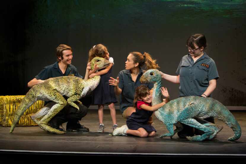"Dinosaur Zoo Live" will be at the Majestic Theater in Dallas Saturday and Sunday.