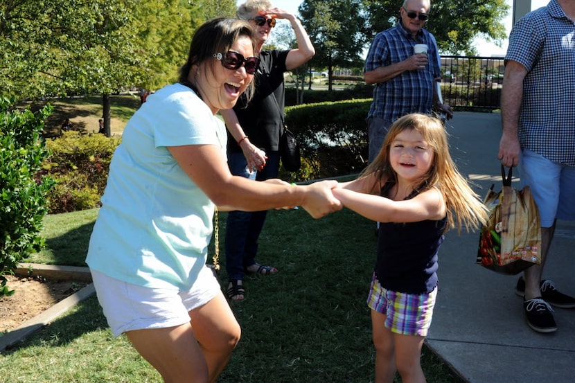 Dancing is part of the fun at Southlake Oktoberfest.