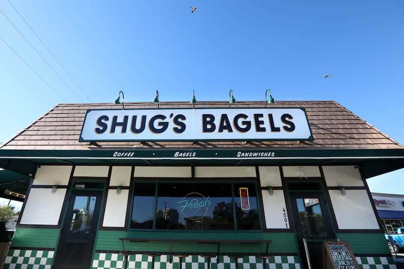 Shug's Bagels has opened a second Dallas location, on Lemmon Avenue.  (Jason Janik/Special...