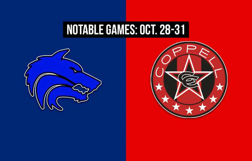 Notable games for the week of Oct. 28-31 of the 2020 season: Plano West vs. Coppell.