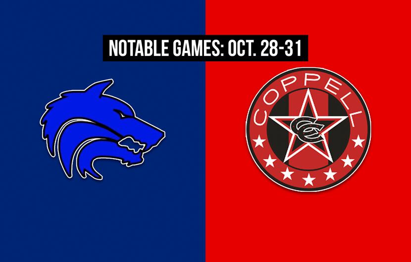 Notable games for the week of Oct. 28-31 of the 2020 season: Plano West vs. Coppell.