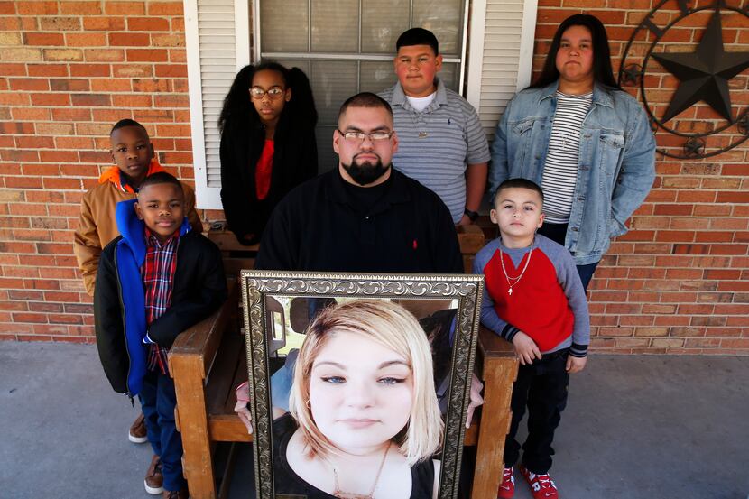 Since his mother, Cecilia, and his fiancee, Blanca Leon (in framed photo), died of COVID-19,...
