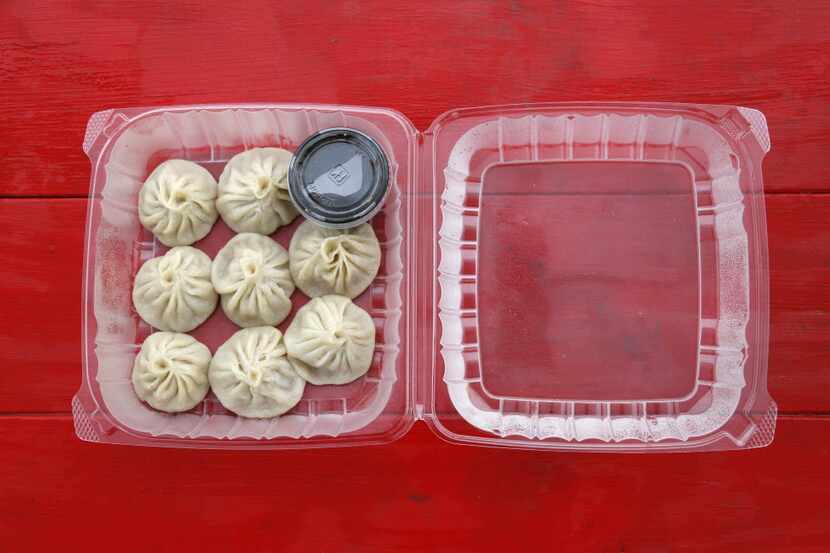 Monkey King sells Chinese street food. Here are the soup dumplings.