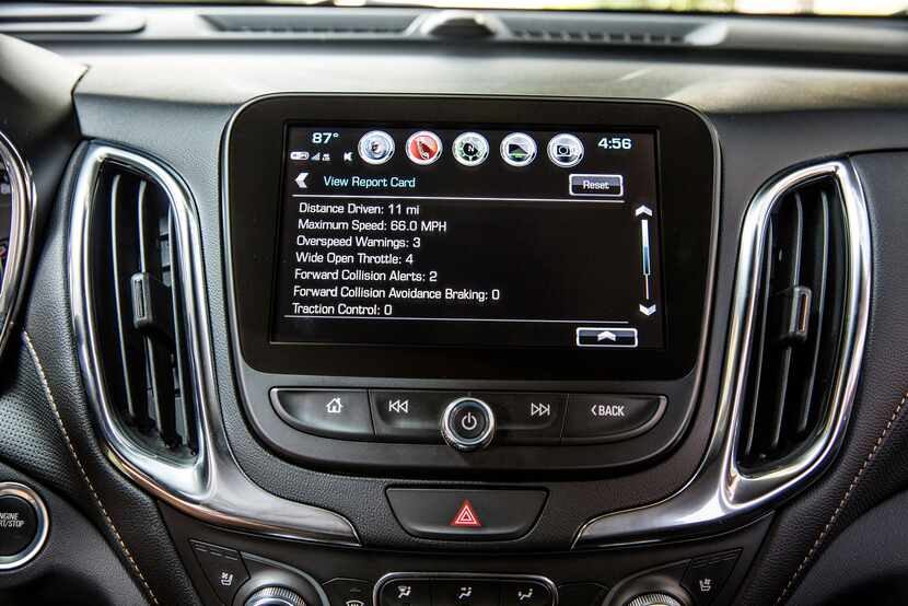 Parents can use Chevrolet's Teen Driver in-vehicle report card to know about teens driving...