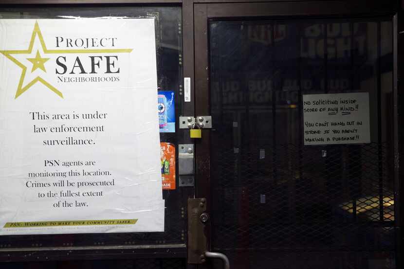 Last week, the feds posted a Project Safe Neighborhood sign at J's Food Mart, which closed...