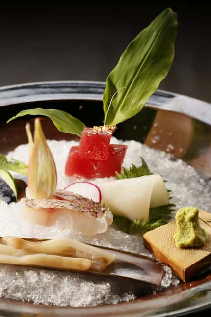 The plates are nearly perfect at fine dining Japanese restaurant Tei-An, chef Tesar says.