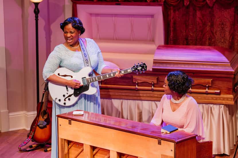 Denise Lee, left, and Denise Jackson star in playwright George Brant's "Marie and Rosetta"...
