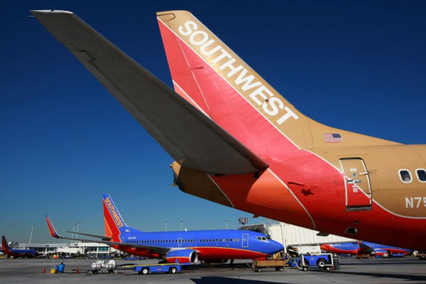 Southwest Airlines’ third-quarter net profit was $16 million, compared with a net loss of...