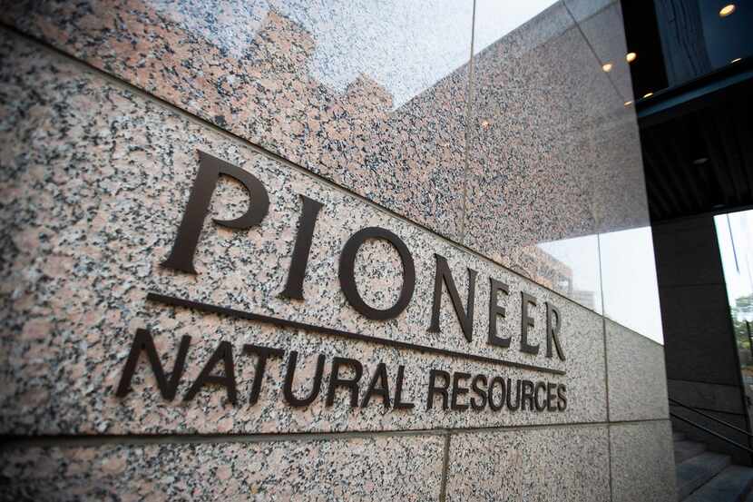 ***FOR TOP 100 - DO NOT USE *** Exterior view of the offices of Pioneer Natural Resources on...