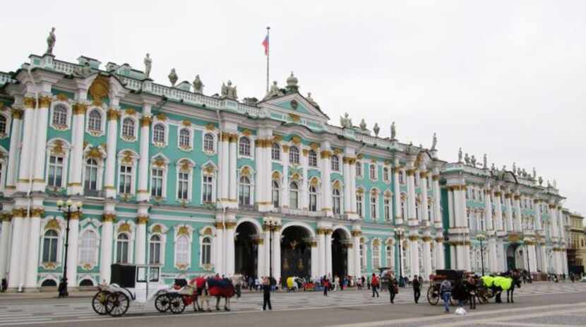 The Winter Palace in St. Petersburg is now part of the renowned State Hermitage museum.
