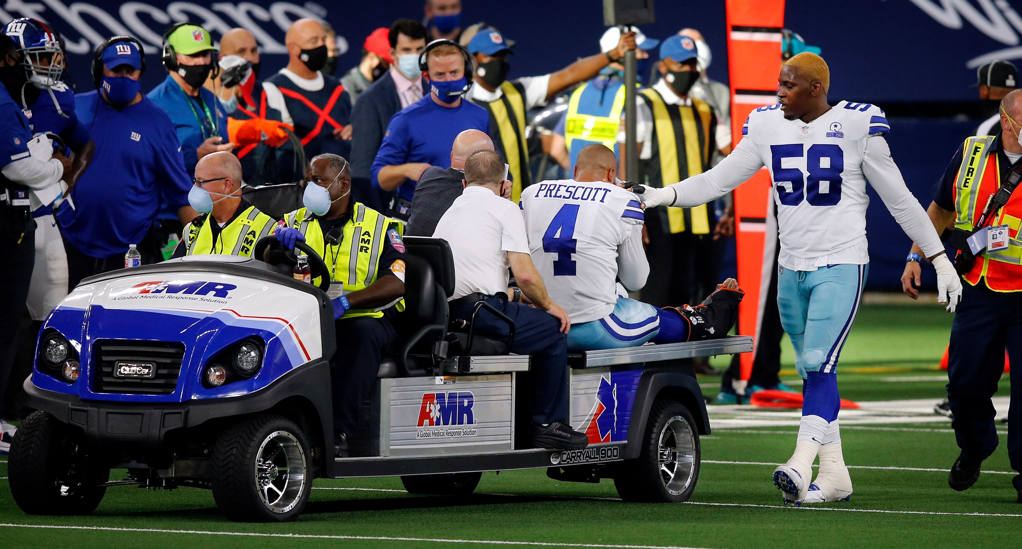 Giants' Lorenzo Carter suffers ruptured Achilles in Week 5 loss to Cowboys  