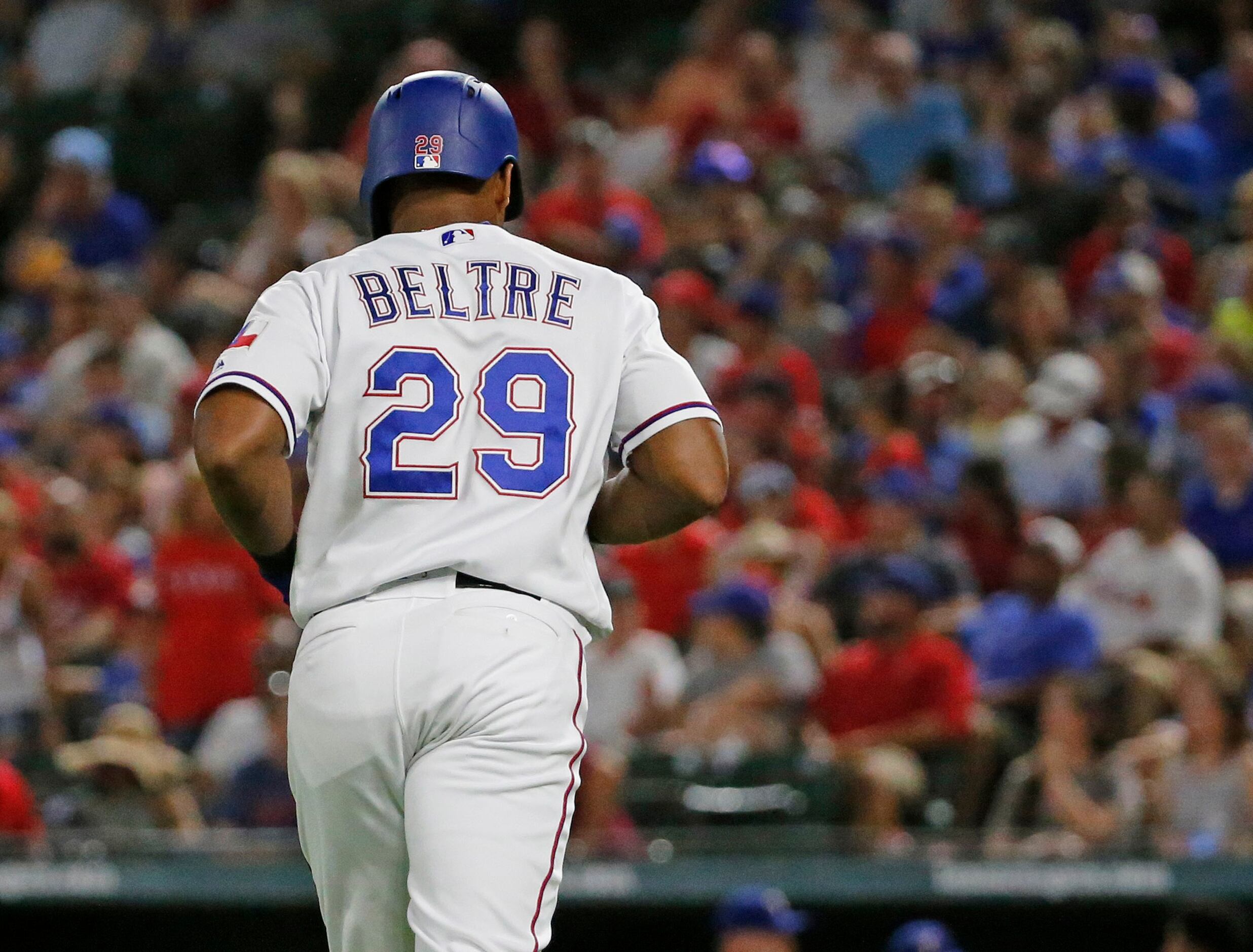 PHOTOS: Relive the retirement of Adrian Beltre's No. 29 Texas