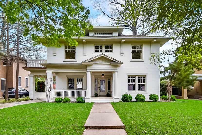 A look at the property at 4908 Junius Street in Dallas.