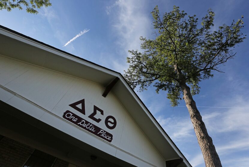 The Delta Sigma Theta sorority house on Martin Luther King Boulevard in Dallas.