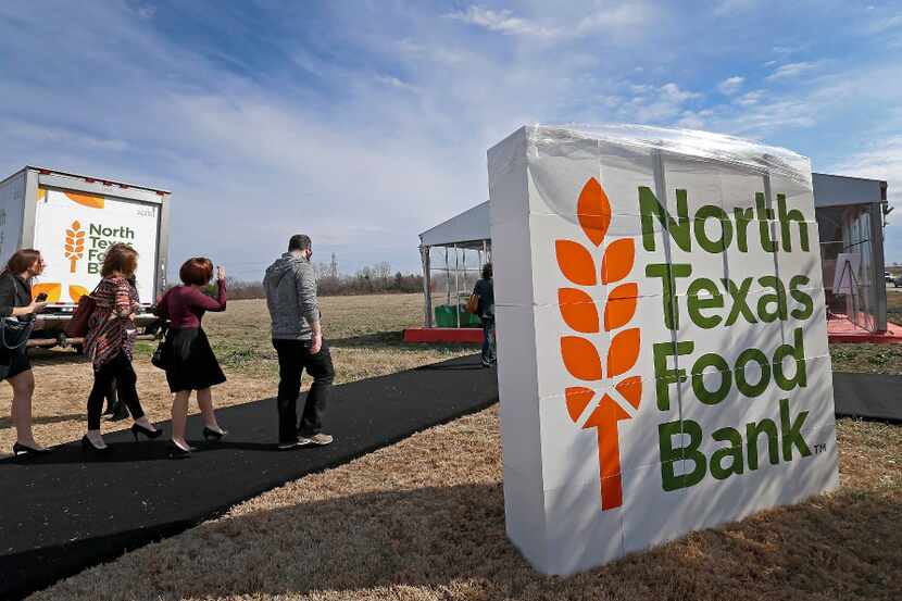 The North Texas Food Bank will distribute food packaged Sunday to some of its partner agencies.