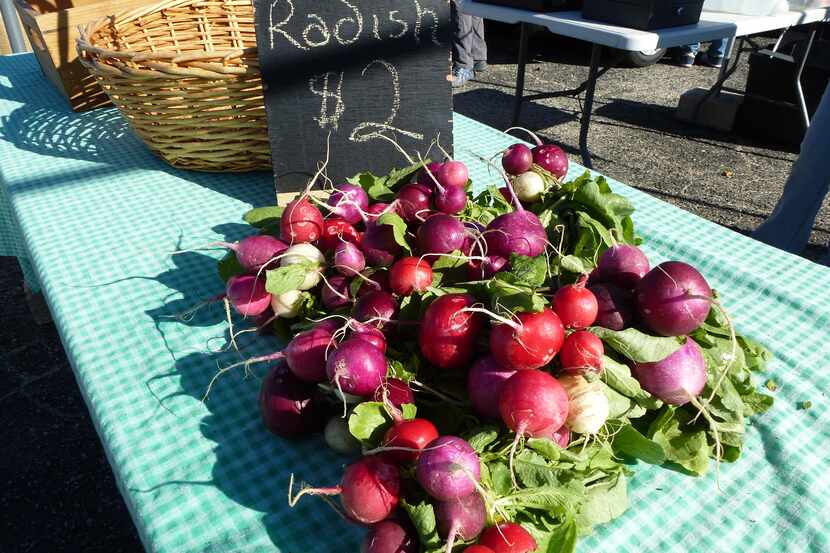 Shine's Farmstand was the spot last Saturday at Cowtown Farmers Market for rainbow-hued...
