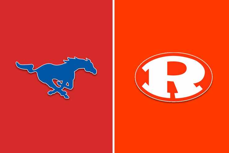 The Richardson Pearce logo (left) and the Rockwall logo (right).