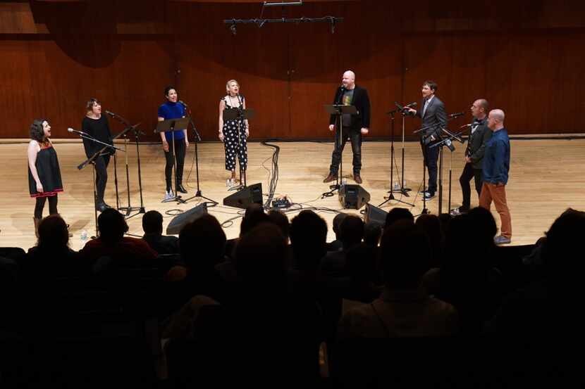 Contemporary vocal ensemble "Roomful of Teeth" performed at Caruth Auditorium in Dallas on...