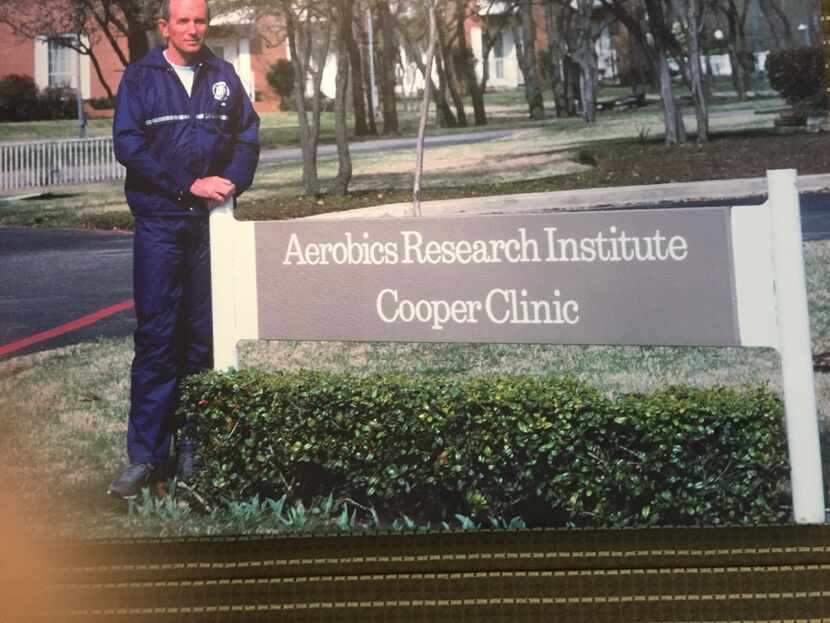 Ken Cooper at the Cooper Aerobics Center in 1980.