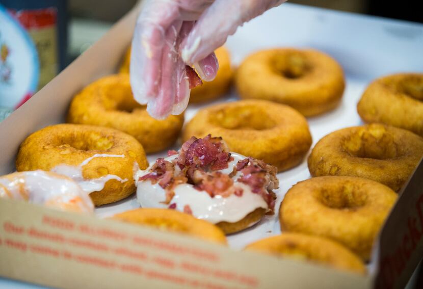 Duck Donuts starts with just one option: a vanilla-cake doughnut. Then, customers choose...