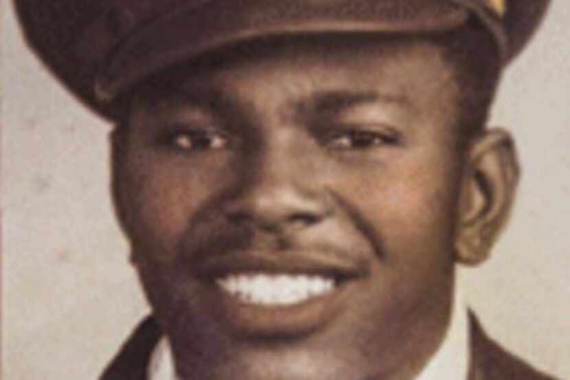 Calvin  Spann shared his experiences as a Tuskegee Airman during World War II with Sammy...
