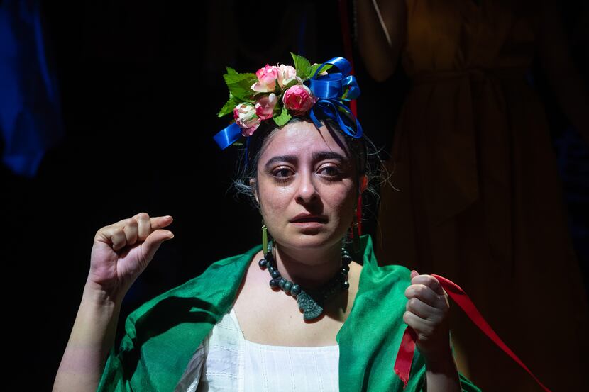 Maryam Obaidullah Baig as the title character in Cara Mia Theatre's production of "To DIE:GO...
