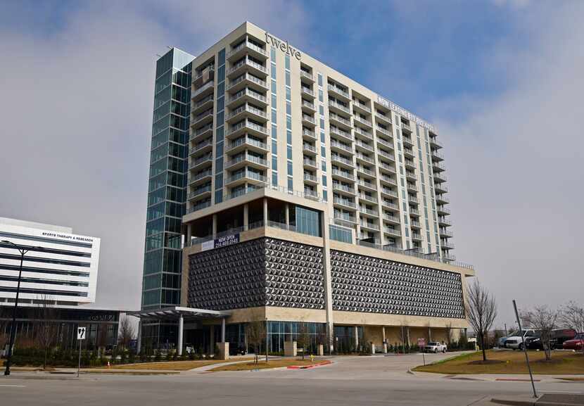 The Twelve Cowboys Way luxury residential tower at the Star in Frisco will welcome its first...