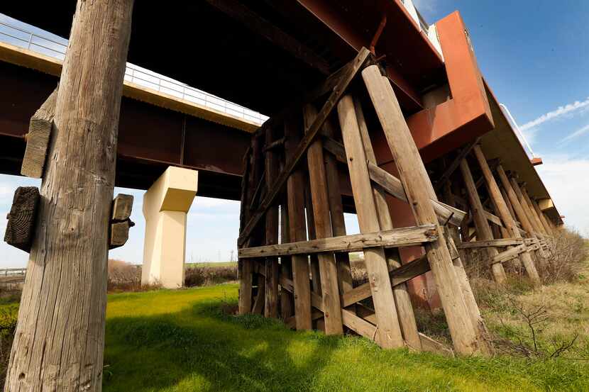 The Santa Fe Trestle Trail was built over the old Atchison Topeka & Santa Fe (AT&SF) trestle...