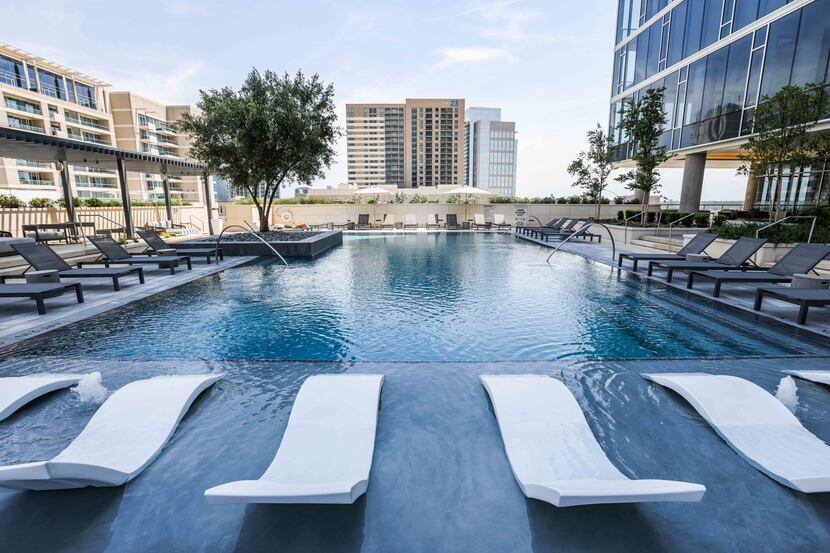 Hines just completed its 40-story Victor apartment high-rise in Dallas’ Victory Park.