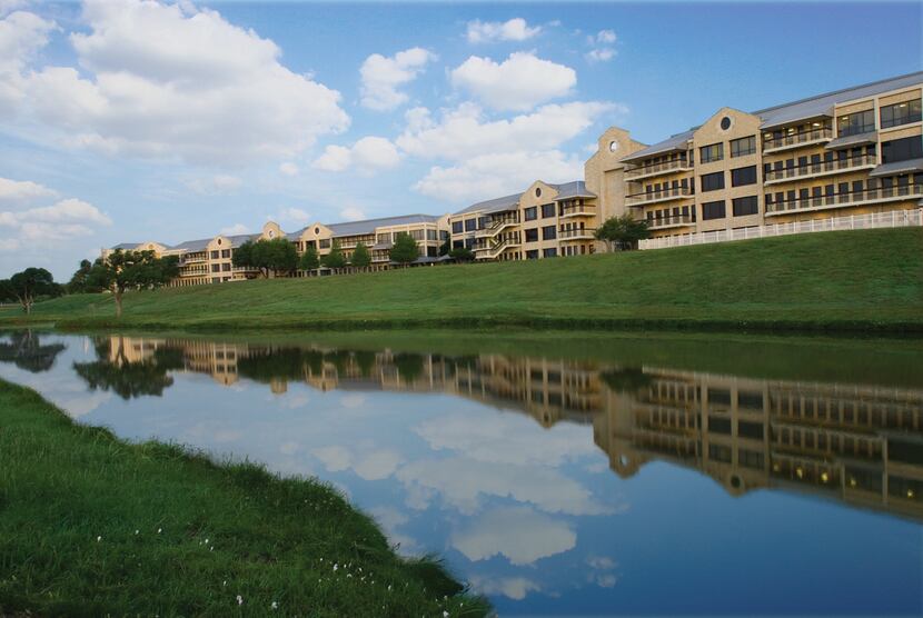 The Riverside Commons office campus is on State Highway 114 in Las Colinas.