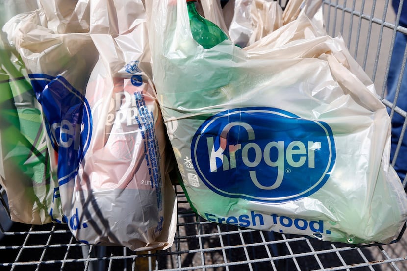 Kroger, the nation's largest grocery chain, will phase out the use of plastic bags in its...
